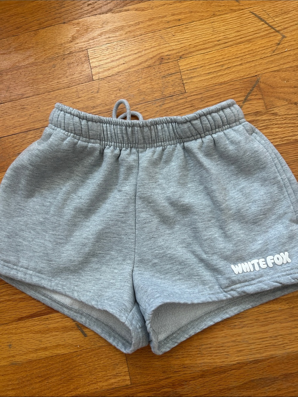 White Fox Boutique Gray Athletic Fleece Shorts